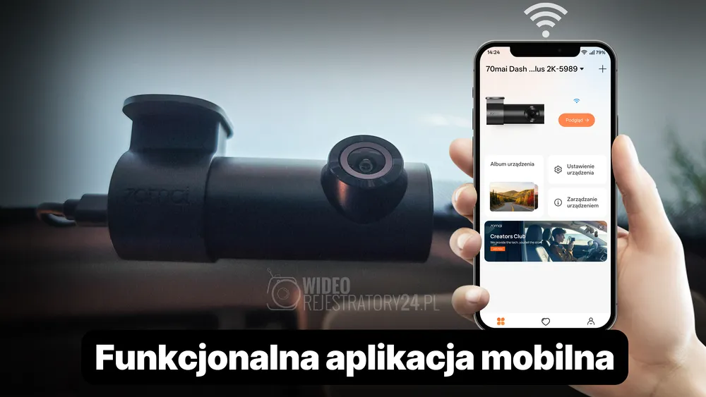 aplikacja mobilna do kamery 70mai m310